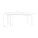 Bohol Extending Dining Table in Riviera Oak/Grey Oak