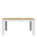 Bohol Extending Dining Table in Riviera Oak/White