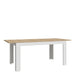 Bohol Extending Dining Table in Riviera Oak/White