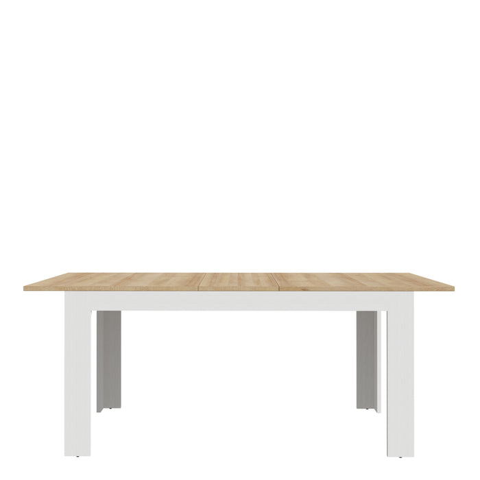 Bohol Extending Dining Table in Riviera Oak/White