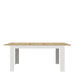 Bohol Extending Dining Table in Riviera Oak/White