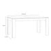 Bohol Extending Dining Table in Riviera Oak/White