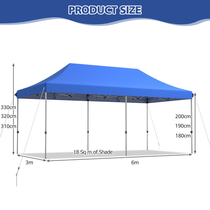 6 x 3m Pop Up Gazebo