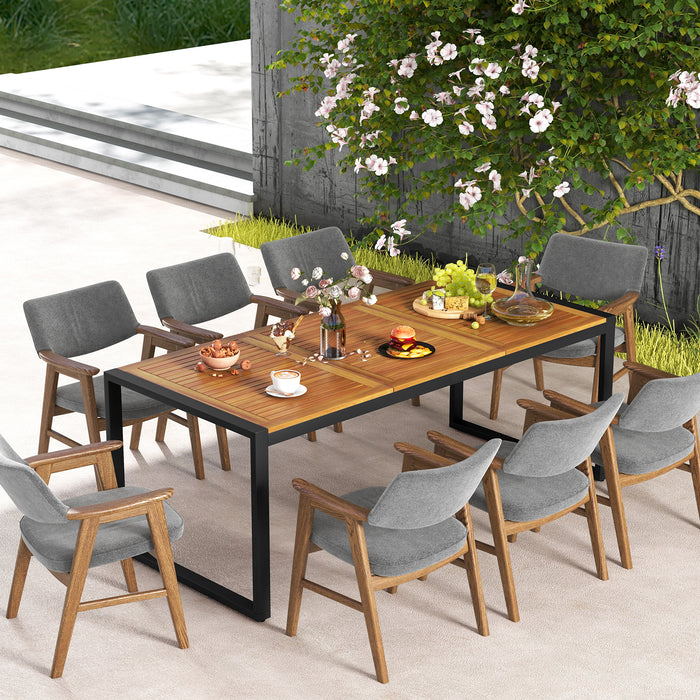 8 Person Outdoor Dining Table