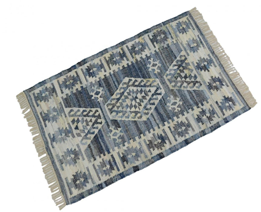 LI-2322066 - Recycled Denim Rug 120 x 180cm