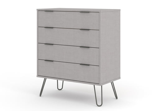 Augusta Grey 4 drawer chest of drawers