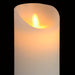 Luxe Collection 3 x 6 White Flickering Flame LED Wax Candle - Furnishing Horizon