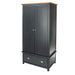 Dunkeld 2 door, 1 drawer wardrobe