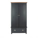 Dunkeld 2 door, 1 drawer wardrobe