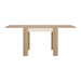 Lyon Small extending dining table 90/180cm in Riviera Oak/White High Gloss