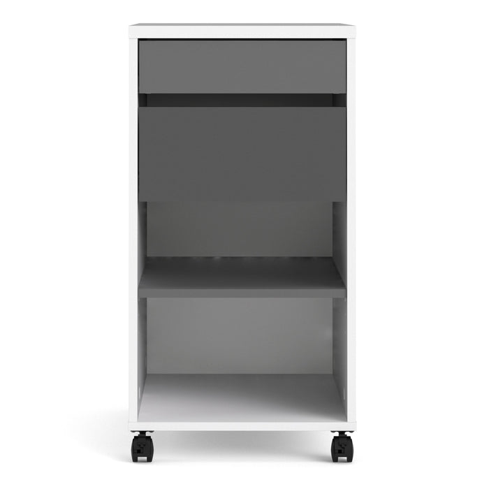 Function Plus Mobile file cabinet 2 drawers + 1 shelf