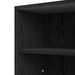 Prima Bookcase 2 Shelves With 2 Drawers + 2 File Drawers In Black Woodgrain