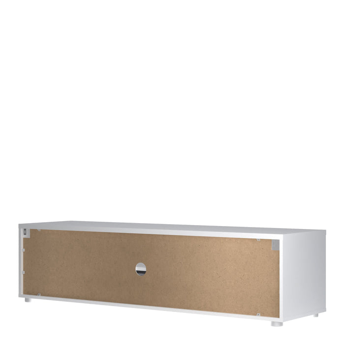 Media TV-unit with 2 doors + 1 drawer 147 cm White