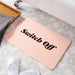 Switch Off Pink Stone Non Slip Bath Mat