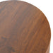 Chestnut Rounded Small Console Table